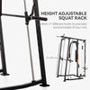 Multi Gym Smith Machine Power Cage Weight Lifting Chest Press Station Squat Rack