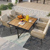 Outdoor Patio Furniture Set 5 Pieces Patio Dining Set-White