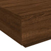 Coffee Table in Brown Oak - Modern Engineered Wood Table for Living Room, N8O8