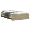 Sonoma Oak Bed Frame 120 x 200 in Multilayer T4T0