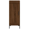 Highboard Brown Oak 34.5x34x180 cm Engineered Wood