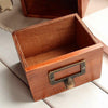 Vintage Desktop Small Wooden Chest of Drawers Storage Unit Cabinet Organiser Box