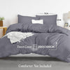 Bedding Duvet Cover Double - Soft Microfibre Polyester - Bedding Quilt Cover Set