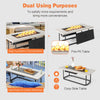 50000BTU Outdoor Gas Fire Pit Propane Rectangular Fire Pit Table w/Burner &Cover