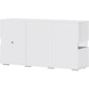 LED Sideboard Buffet Cupboard with Storage Drawer TV Stand Unit Display Cabinet