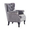 Chesterfield Wingback Chair Cocktail Armchair Bedroom Lounge Chair Fireside Sofa