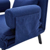 3 IN 1 Folding Lazy Sofa Bed Single Sleeper Seat 6-Position Adjustable w/Pillow