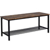 Dining Table Chair and Bench Set 6 Industrial Style Kitchen Dining Table Set