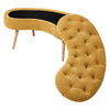 Window Seat Chenille Ottoman Storage Box Bed End Sofa Bench Buttoned Foolstool