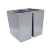 Pullout Soft Close Sliding Recycling Double Kitchen 90L Waste Bin FREE Crusher