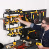 Electric Drill Storage Rack Floating Shelf WallMount Power Tool Organizer 8-slot