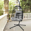 Indoor Outdoor Hammock Chair Foldable Wicker Rattan Hanging Chair