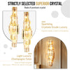 Modern Crystal Wall Lamp Sconce Light for Bedroom Living Room Kitchen Hallway