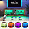TV Stand Cabinet Entertainment Center Modern Unit Shelf Living Room Bedroom Glas
