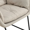 Upholstered Soft Velvet PU Armchair Lounge Button High Back Chair Fireside Sofa