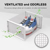 12/24 Shoe Storage Box Organizer Display Unit Shoe Folding Box Durable Organiser