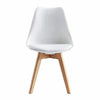 Set of 2 Tulip Dining Chairs Designer Chairs Wooden Home Office Kitchen