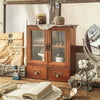 Wooden Drawer Storage Cabinet Doors Desktop Cupboard Rustic Display Shelf Unit