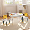 Kids Table and Chairs Set Childrens Furniture Activity Play and Building Bricks
