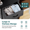 Fabric Chest of Drawers 5 Drawer Dresser Bedroom Bedside Storage Organizer Unit