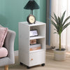 3/5 Drawer Mobile Filing Cabinets Printer Stand Pedestal Lockable Office Cabinet