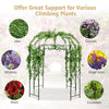 Outdoor Arch Pergola Pavilion Birdcage Shape Garden Arbor-Bronze