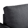 2 Seater Sofa Modern Fabric Couch Love Seat Sofa Settee for Living Room Grey