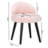 Velvet Dressing Table Stool Bedroom Vanity Makeup Stool Bedroom Chair Piano Seat