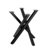 Heavy Duty Industrial DIY Furniture Legs Dining Table Stand X Cross with Screws