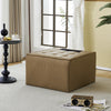 Free Combination Leather Sofa Cube with Detachable Backrest Sectional Floor Sofa