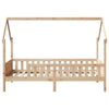 ' House Bed Frame 80x200 Solid Wood Pine P6G6