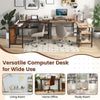 L-shaped Office Desk Home Office 150cm Large Corner Desk Computer Workstation