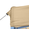 Foldable Party Tent - with 3 Sidewalls Beige U3R8