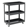 3 Tier Garage Tool Storage Cabinet Trolley Shelving Unit Workshop Part Tool Cart