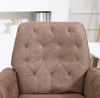 Vinsetto Office Desk Chair, Microfibre Vanity Chair with Height Adjust 44-2-160