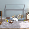 Solid Wood Kid House Bed Frame Single Bed Treehouse Toddler Child Floor Bedframe