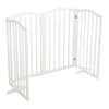 Wooden Pet Dog Folding Gate Fence Safety Barrier Divider Freestanding Doorway UK
