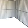 New Metal Garden Shed Apex Roof 8x10FT Storage House Tool Sheds with Free Base