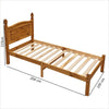 Corona Bed Frame Single Bed high or low Foot End Solid Pine Bed Furniture 3FT