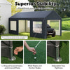 All-Weather Outdoor Car Shelter 600x300 cm Heavy-Duty Carport-Grey