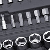 94PC 1/2" 1/4" Socket Set & Screwdriver Bit Torx Ratchet Spanner Case Tool Kit