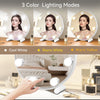 30cm Hollywood Makeup Mirror 360° Rotating with Dimmable LED Light Bulbs Rounds