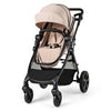 High Landscape Toddler Pushchair with Aluminum Frame & EVA Wheels-Beige