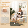 Upholstered Rocking Chair Bedroom Modern Wooden Single Accent Rocker