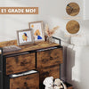 Vintage Chest of Drawers 6 Storage Drawers Bedroom Furniture Bedside Table