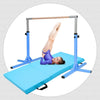 Kids Junior Gymnastic Training Bar Adjustable Horizontal High Bars Home Gym