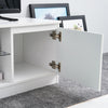 Modern TV Unit Cabinet Stand 120cm High Gloss Doors with RGB LED Living Room