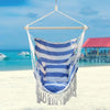 Hammock chair,hanging rope swing chair with2cushions, for indoor and outdoor use