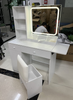 Vanity Table LED Light Mirror Makeup Dressing Desk With Drawers And Shelf UK