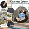Heavy-duty Hanging Egg Basket Seat with Soft Thick Cushion without Stand